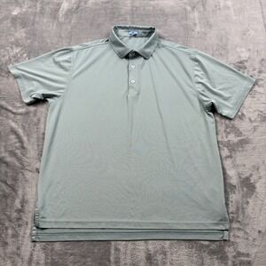 GenTeal Polo Shirt Mens Large Light Green Performance Stretch Golf Light